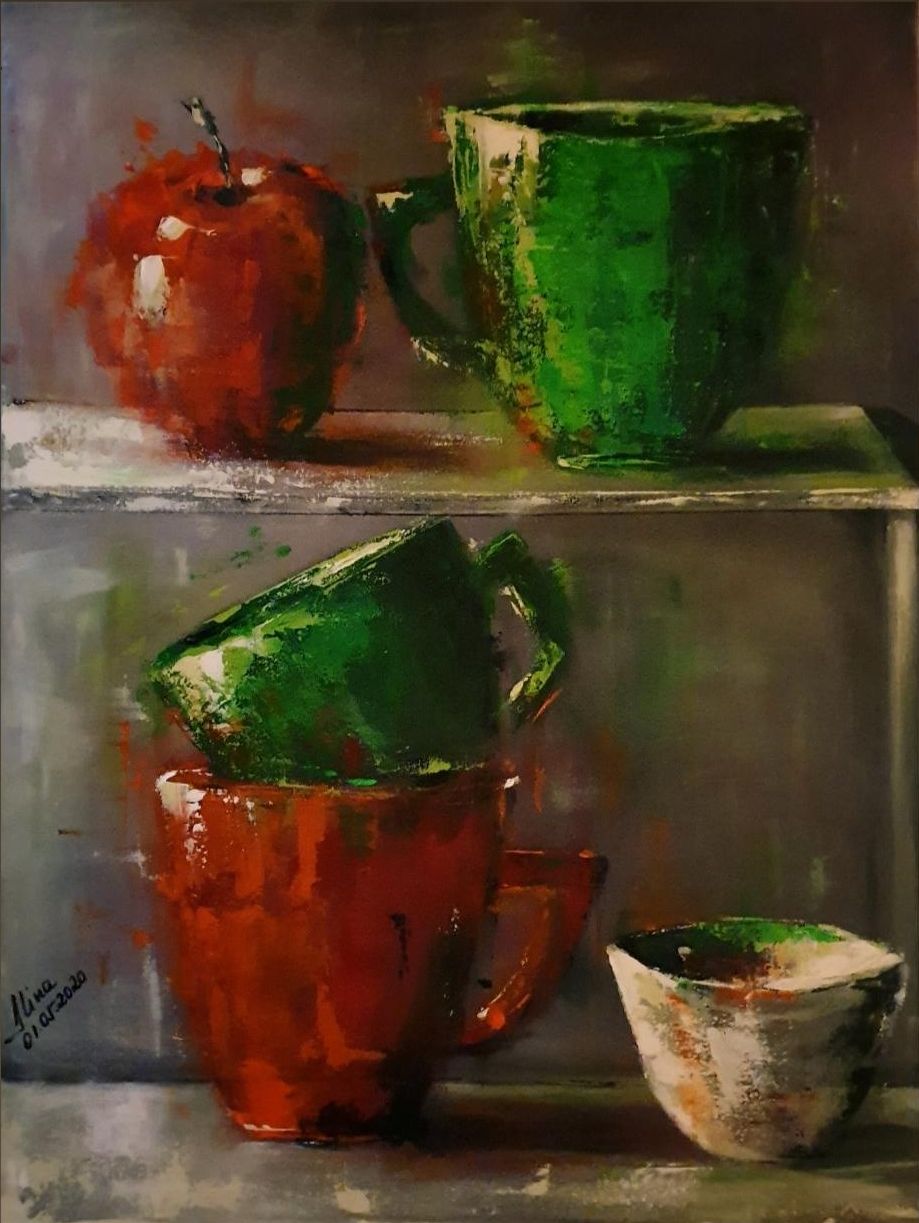 ArteDiAlina.com painting: grandparents' pantry